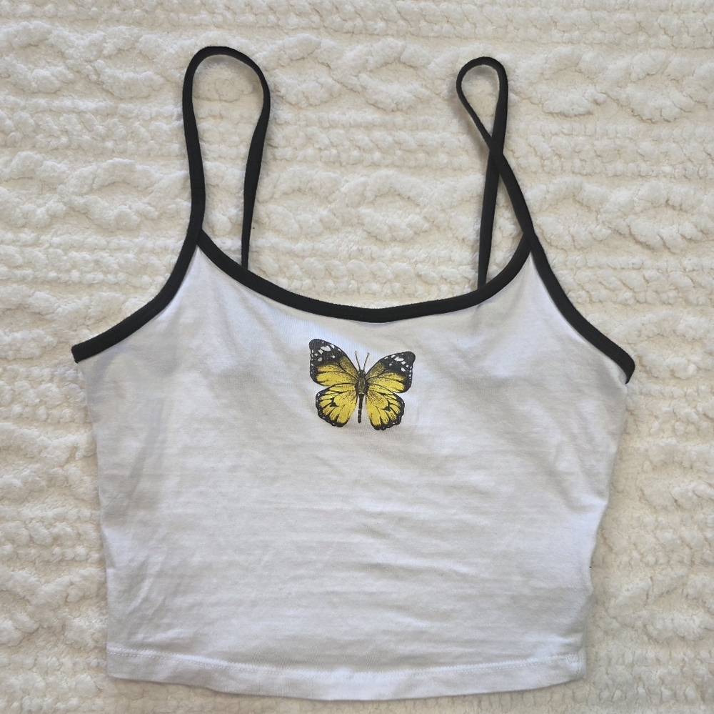 Truly Madly Deeply Butterfly Tank – Size Small